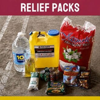 Provide a Philippines Emergency Flood Relief Pack